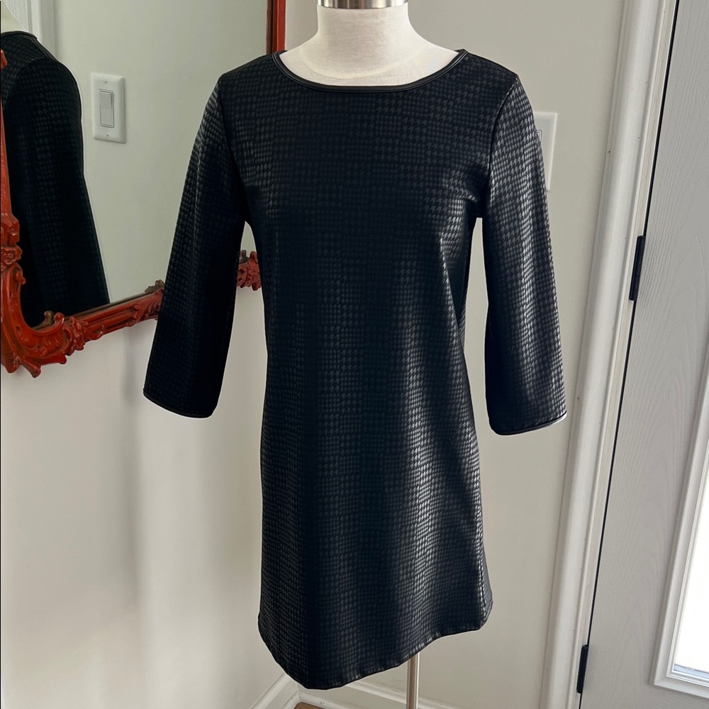 Elegant Black Textured Dress